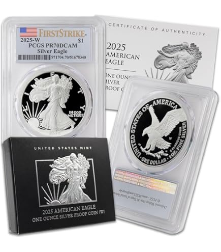 USA 2020 $1 American Silver Eagle Coin MS70 PCGS .999 Bullion