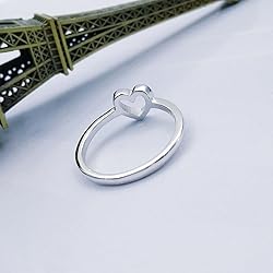 CCBFY Stainless Steel Simple Minimalist Heart
