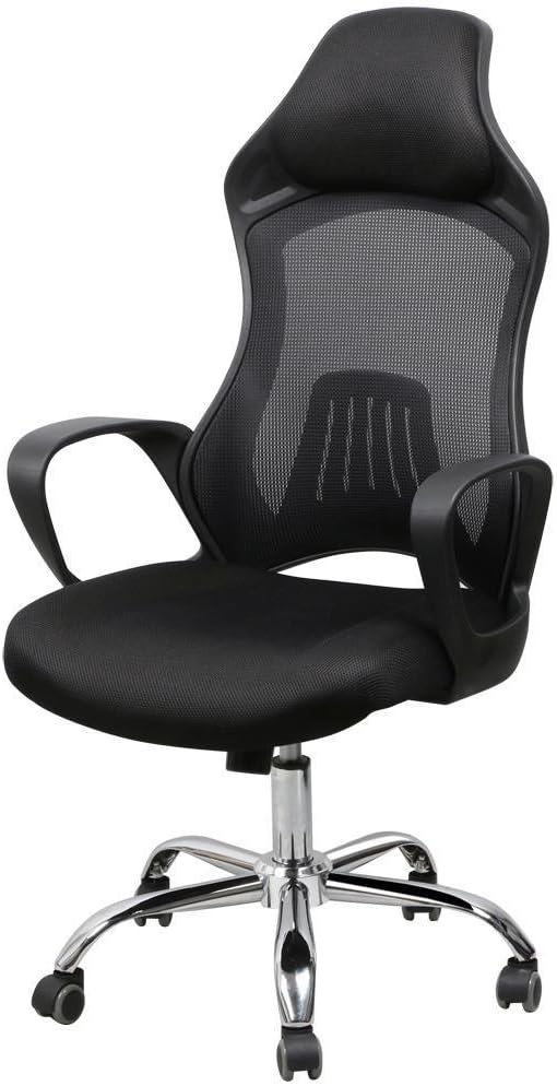 Yaheetech Ergonomic High-Back Racing Style Bucket Seat,Computer Swivel Lumbar Support Executive Office Game Chair