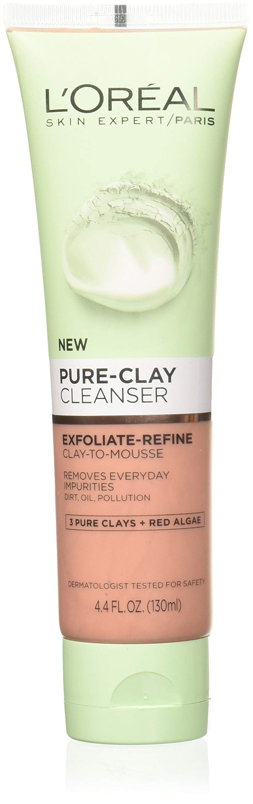 L'Oréal Paris Skincare PureClay Facial Cleanser with Charcoal for Dull and Tired