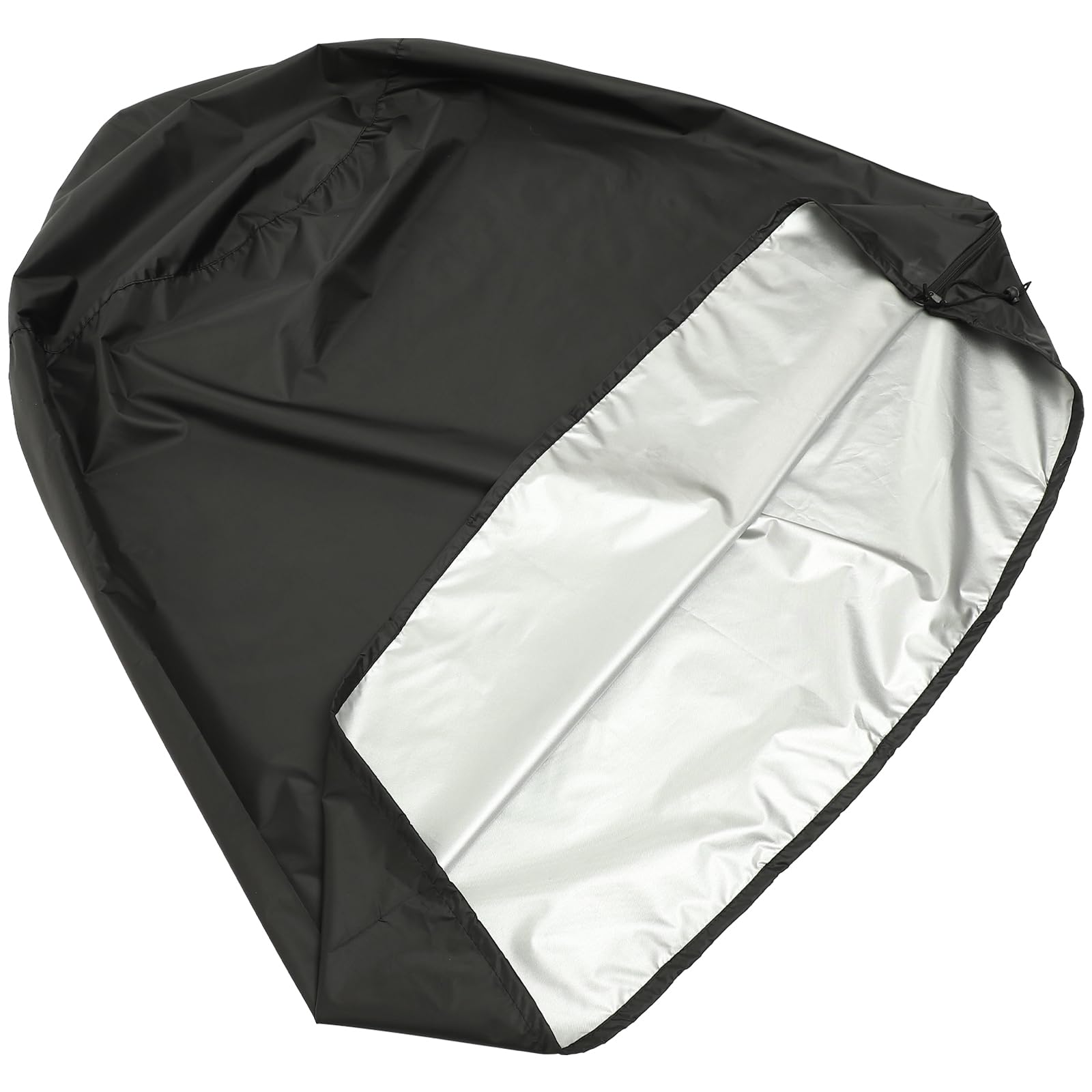 Yardwe Waterproof Garden Fountain Cover Heavy Duty Outdoor Water Feature Tarpaulin Cover with Drawstring 42 Inch Diameter Protective Shield for Winter