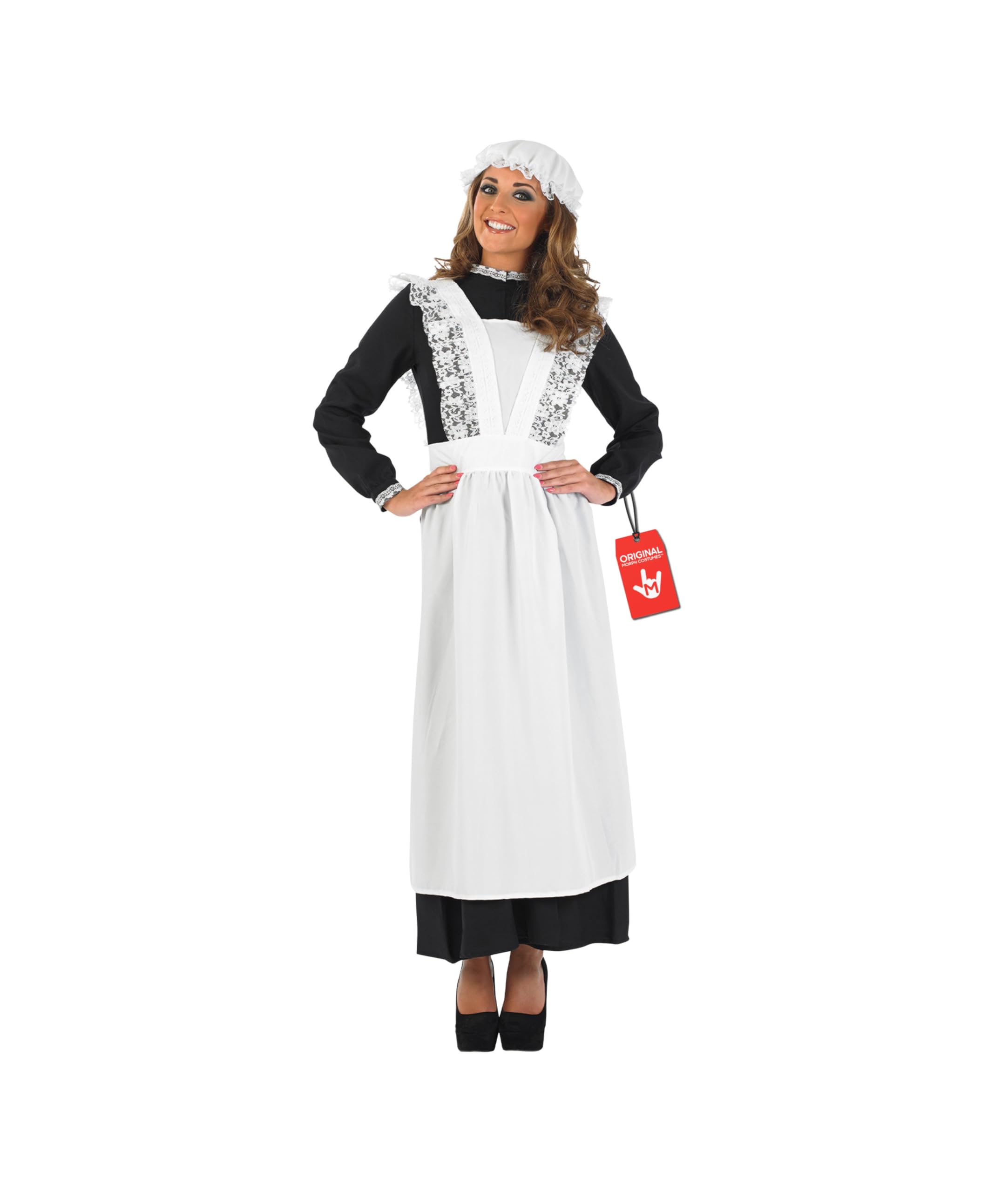 Fun Shack Victorian Maid Costume for Women - Elegant Fancy Dress for Parties, Themed Events, and Halloween, Medium