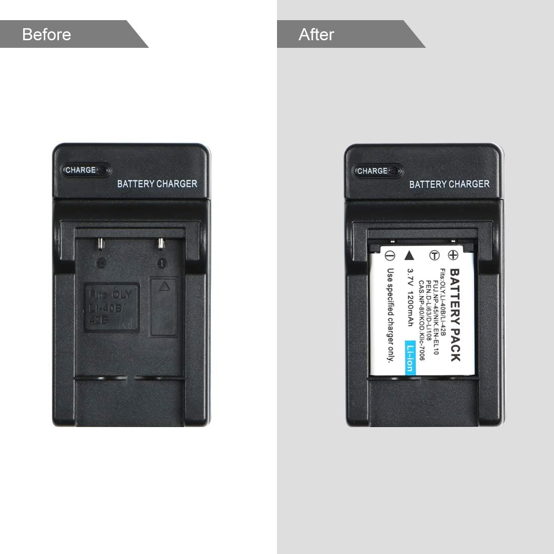 S5100 S210 S4000 S203 S520 S500 S510 ENEL10 Battery Charger for Nikon