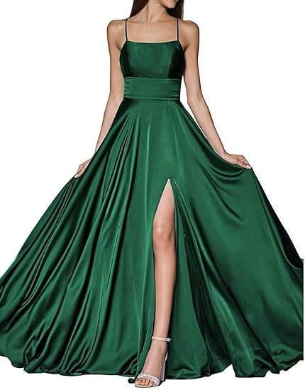 dark green halter neck dress