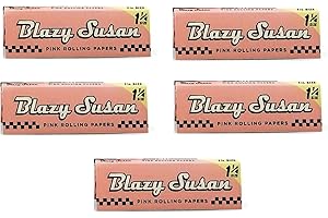 BS BLAZY Susan King Size Slim Rolling Papers 5 Packs 50 Sheets PER Pack