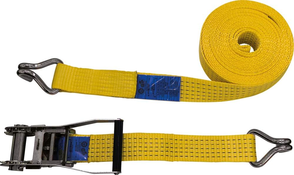 Petex43192919 Two-Piece Lashing Strap, Tensile Force LC Lashing Down (Single / Direct) = 2500 daN (L x W) 10 m / 10 m