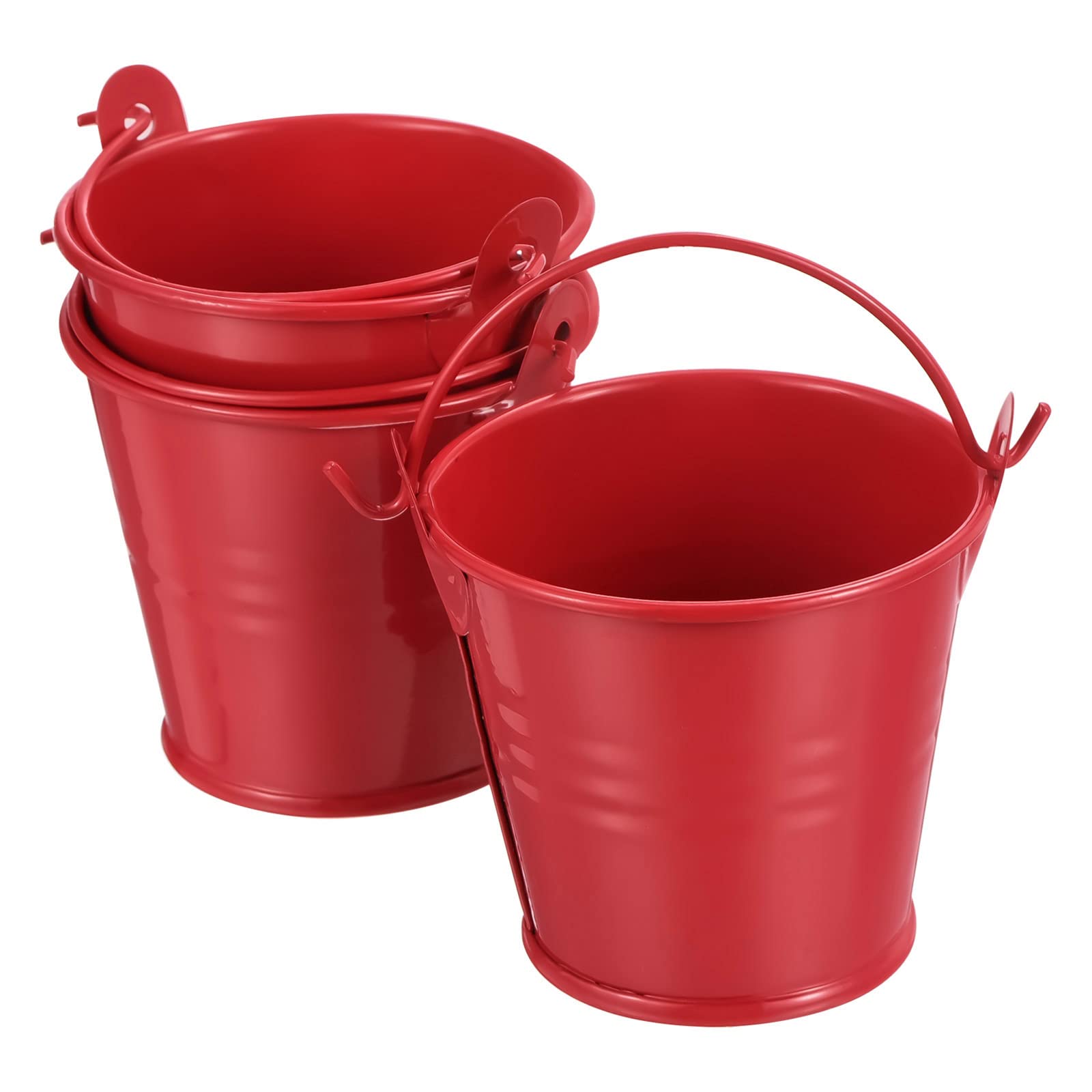 Photo 1 of ***MISSING PARTS***
PATIKIL 2"x2" Small Metal Bucket, 3 Pack Mini Colorful Buckets Cute Candy Tiny Decorative Pails with Handles for Crafts Party Favors, Red