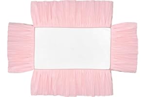 clinmday Wrap Around Ruffled Bed Skirt,Easy Installation Baby Crib Bed Skirt Soft Elastic Toddler Crib Bedding Skirt for Bedr
