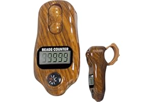 Finger Counter Clicker | Adjustable Bead Counting Device,Electrical Digital Counting Device for Stress Relief Yoga Meditation