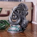 Nemesis Now Harry Potter Slytherin Bookend 20cm Silver Resin Decor view 9