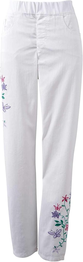 embroidered jeans amazon