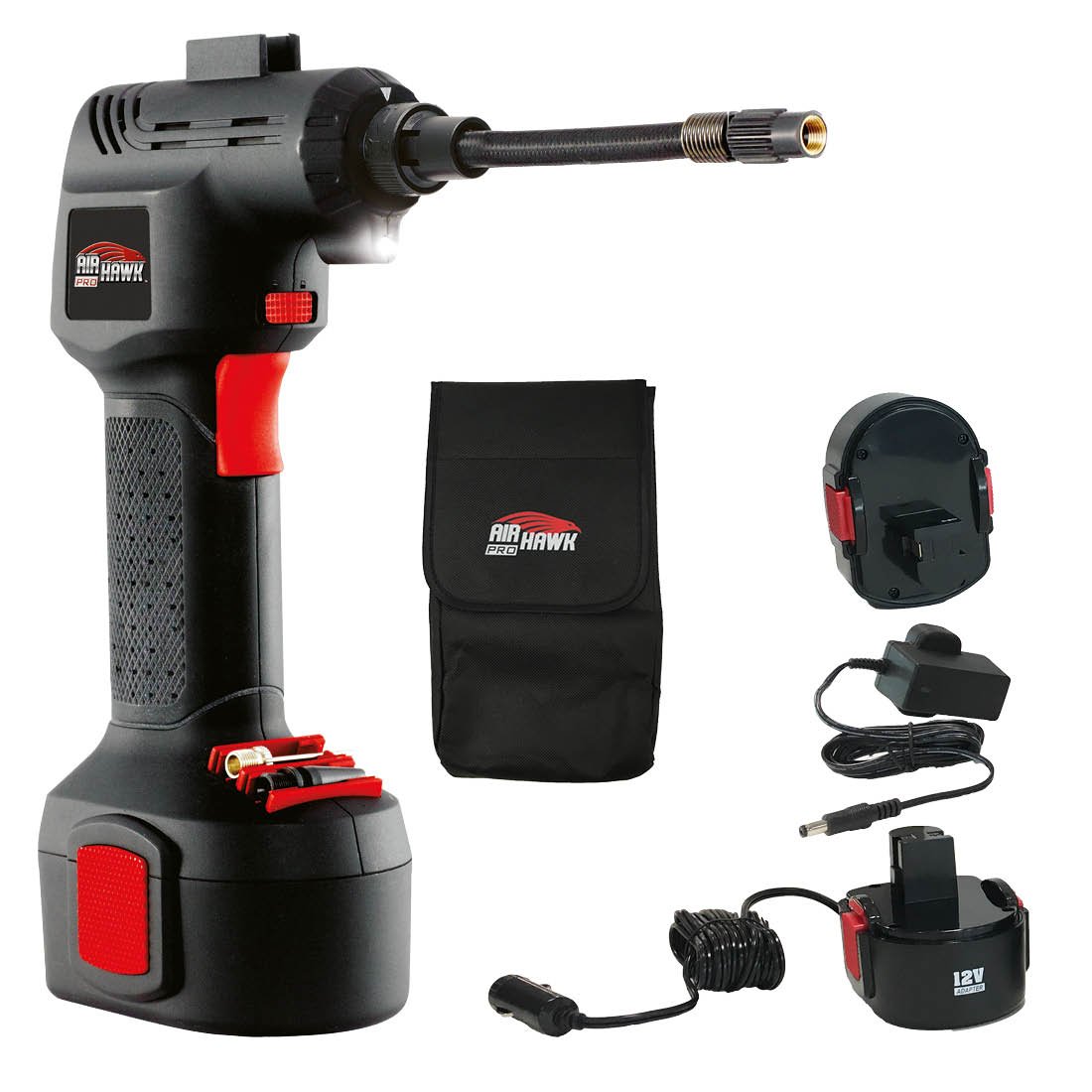 Air Hawk PRO Portable Air Compressor Tyre Inflator Automatic Pump