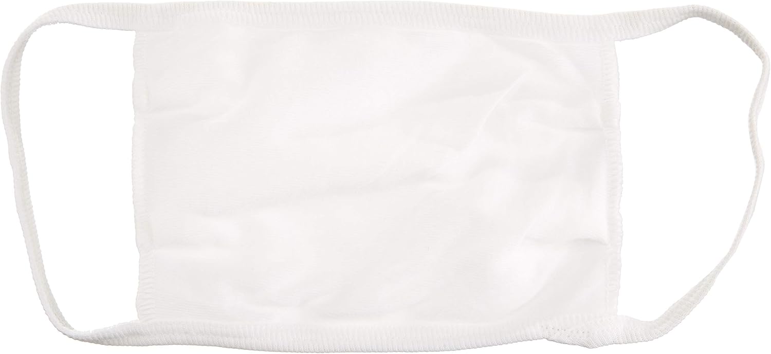 Shock Absorber face covers mask, White, One Size, 1 count (Pack of 5) - Image 4