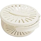 Bothyi Drain Basket Keeper Container Practical Fruit Colander Foldable Handle Food Storage Container Removable Basket for Str