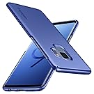 Spigen Thin Fit Galaxy S9 Case with SF Coated Non Slip Matte Surface for Excellent Grip and QNMP Compatible for Galaxy S9 (2018) - Coral Blue