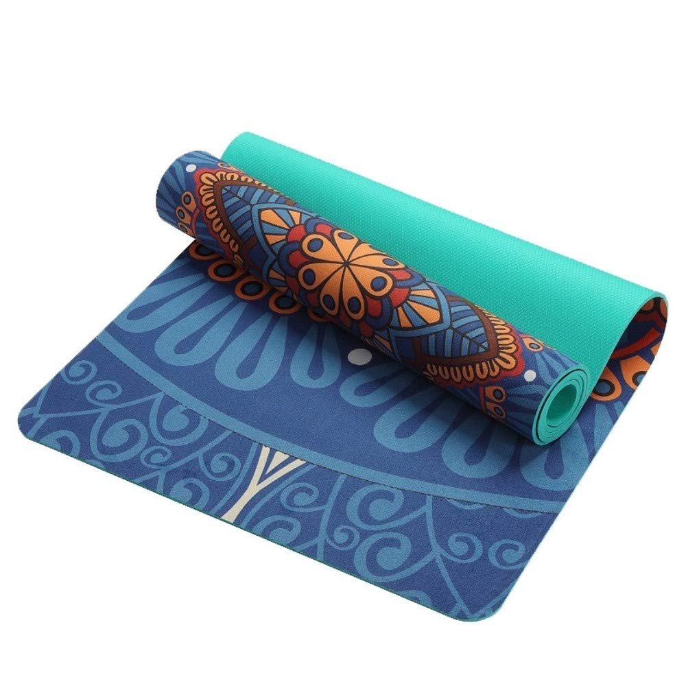 Amazon.com : HDz Store 5 MM Yoga Mat Pad Non-Slip Slimming ...