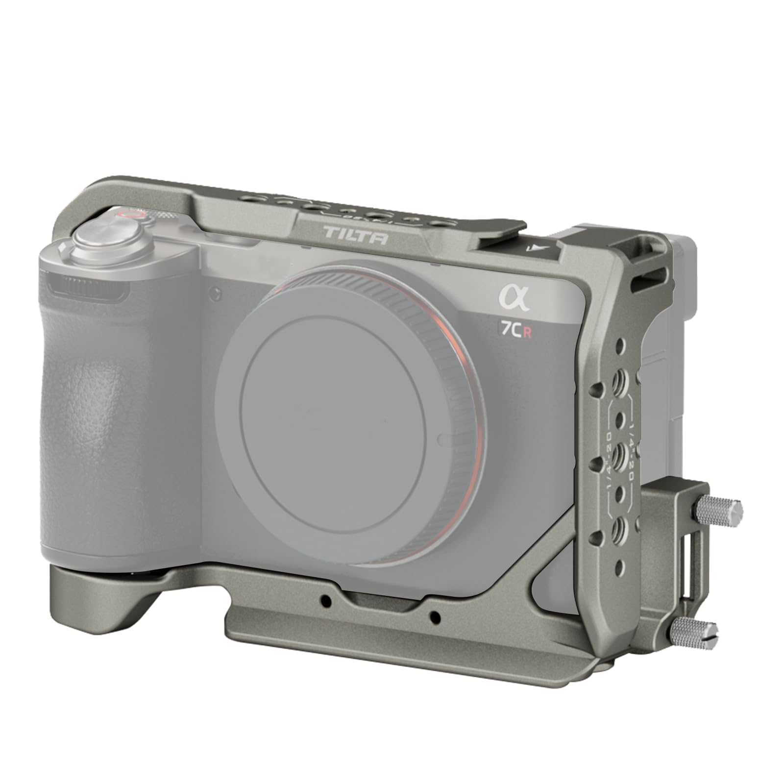 Tilta Full Camera Cage Compatible with Sony a7C II / a7C with HDMI Cable Clamp - Titanium Gray