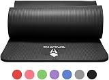 Sparta NBR Yoga Mat 10mm Extra Thick Non-Slip Large with Carry Strap Black view 4