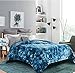 Chanasya Premium Wolf Faux Fur Throw Blanket - Soft, Fuzzy Sherpa & Minky Throw Blanket - for Bed or Couch - 50