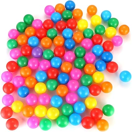 colorful soft plastic balls