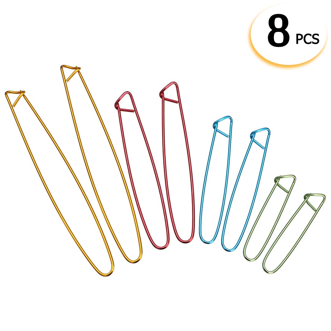 Buy Knitting Stitch Holders Pins Needles Crochet Hooks 4 Sizes 8 Pieces