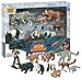 Wild Republic Asian Mountain Climb Eco Expedition, Snow Leopard W/Cub, Siberian Tiger w/Cub, Panda w/Cub, Red Panda, Himalayan Black Bear, Ibex & Eco Ranger 10 Pc Set