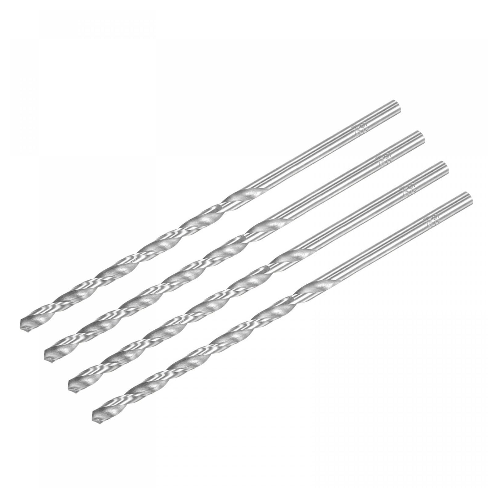 TA-VIGOR 4Pcs 5.5mm Extra Long Twist Drill Bits, 160mm Length High-Speed Steel HSS Straight Shank Spiral Drill Bits for Wood Metal Aluminum Plastic — image 1