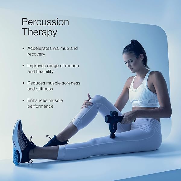 HYPERVOLT PLUS, FEATURING QUIET GLIDE TECHNOLOGY – HANDHELD PERCUSSION MASSAGE GUN | 3 SPEEDS, 5 INTERCHANGEABLE HEADS | HELPS RELIEVE SORE MUSCLES AND STIFFNESS (HYPERVOLT PLUS W/BLUETOOTH)