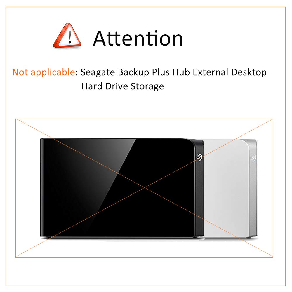 BOVKE Protective Case for Seagate Expansion Desktop, WD Elements/WD My