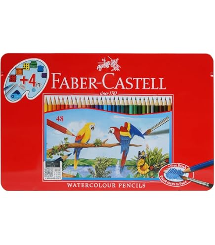 Amazon.com : Faber Castell TFC-WCP/100C Watercolor Colored Pencils