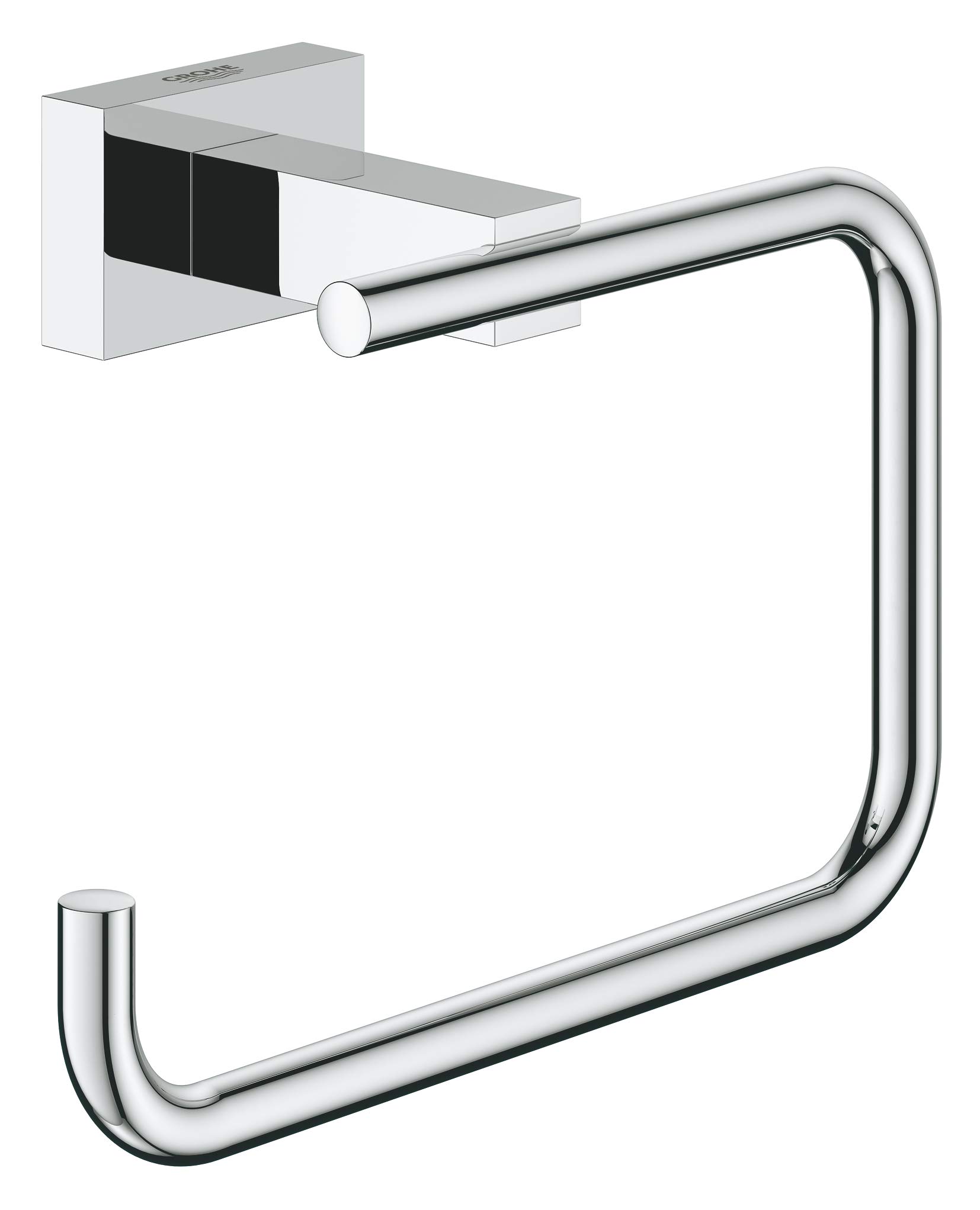 GROHE 40507001 Essentials cube Wall Mounted Roll Holder Silver