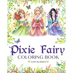 Pixie Fairy Coloring Book