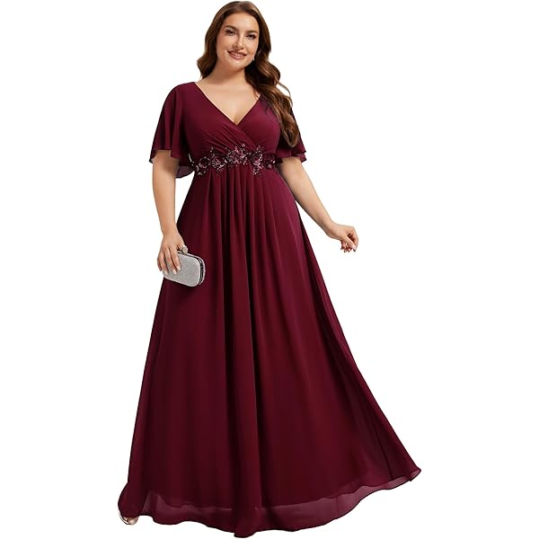 red mother of the bride dresses plus size Cicinia Rust Plus Size Mother Of The Bride Dress Long Chiffon Sheath Floor Length Flowy