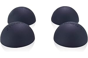 Soundrise Domes Isolation Pads - Sound Dampening & Anti-Vibration Silicone Feet - Audio Isolation Feet for Subwoofers, Speakers & Turntables - Peel & Stick, Durable Class-A Silicone, Non-Slip (4-Pack)
