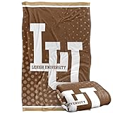 Lehigh University Blanket, 36"x58" Logo Dots, Silky