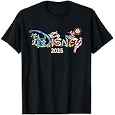 Disney Stitch & Friends Logo Group Matching 2025 Vacation T-Shirt