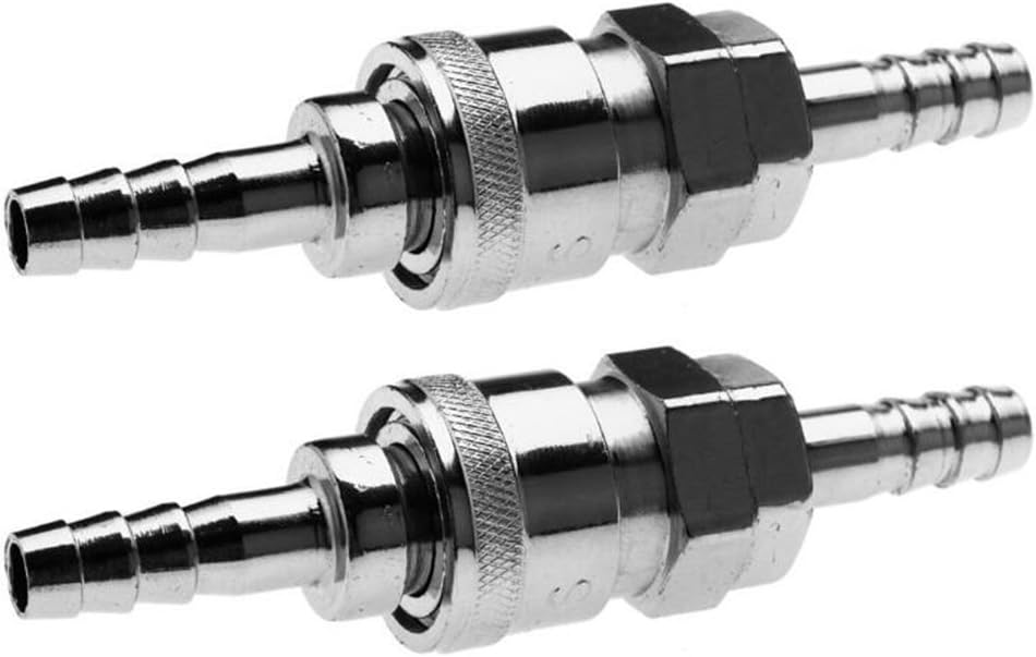 4Pcs 8mm Gas Lpg Hose Copper Nozzle Coupling Quick Release Connector for BBQ/Patio heater hose assemblies