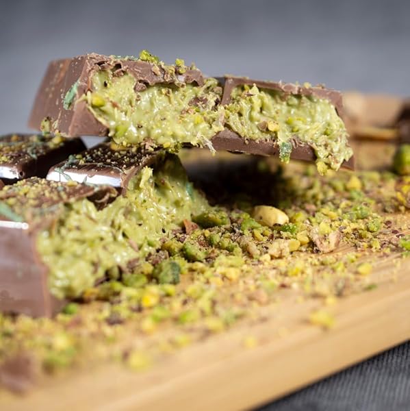 DUBAI CHOCOLATE BAR PISTACHIO AND CRISPY KATAIFI FILLED 7 OZ, HANDMADE LUXURY DUBAI CHOCOLATE WITH KNAFEH, FRESH DAILY PRODUCTION, PERFECT FOR GIFTING