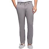 Izod Men's American Chino Flat Front Straight Fit Pant