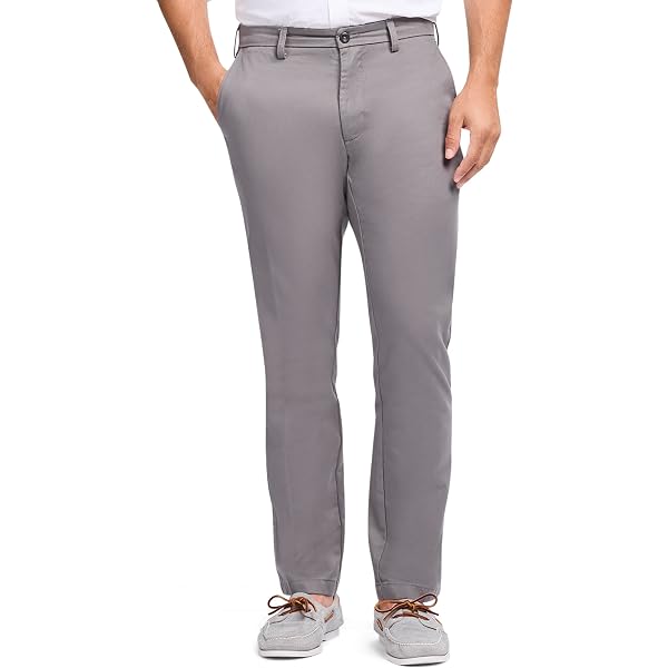Pantalone chino blu in tricotina di cotone stretch