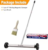 Toolwiz Magnetic Pick Up Sweeper 17 Inch Heavy Duty Nail Magnet 4kg view 9