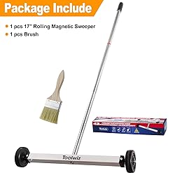 Toolwiz Magnetic Pick Up Sweeper 17-inch Heavy Duty
