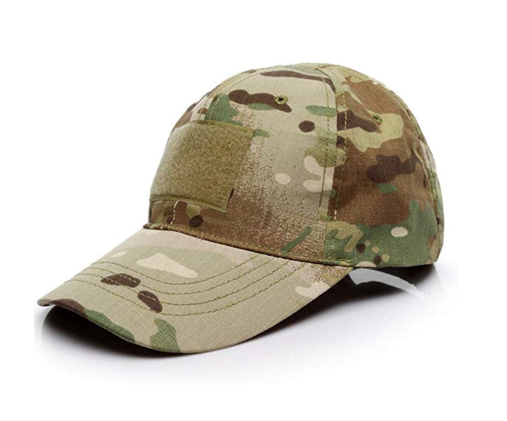 Baseball Cap Camo,Tactical Hat Unisex Army Military Camouflage Cap Men Women Multicam Style Caps for Hunting Fishing Camping Green