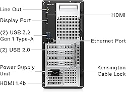 Dell 2024 Inspiron 3000 Business Desktop 16-Core