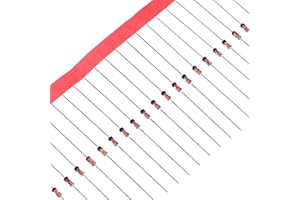 ASEMI (Pack of 100pcs) 1N4148 High-Speed Switching Diode 200mA 100V DO-35/DO-204AH Axial 4148 200 milliamp 100 Volt Electronic Silicon Diodes