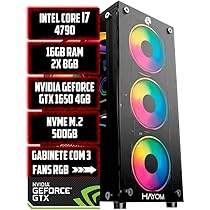 PC Gamer Intel Core i7 4790, 16GB RAM, NVME M.2 500GB, NVIDIA