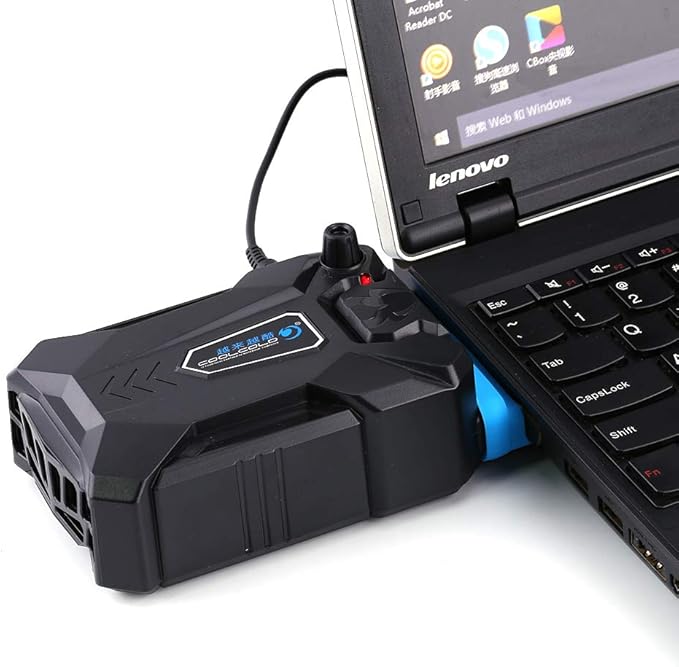 Laptop Cooler, Air Extracting Laptop Cooling with Vacuum Fan USB
