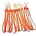GTONEE 20PCS Bundle 7 Inch Durable Nylon Hand Wrist Strap Lanyard Straps / Strings for Hooking up Cellphone, Camera, iPod, Mp3,USB Flash Drives，PSP Wii，Pedometer, Keychains Electronic Devices (Orange)