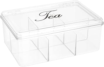 555Y40 - Caja Para Te Plastico Transparente: Amazon.es: Bricolaje y herramientas