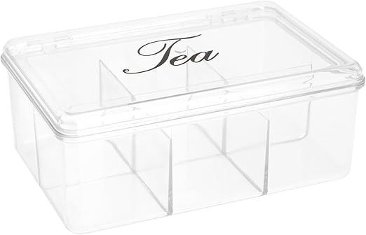 555Y40 - Caja Para Te Plastico Transparente: Amazon.es: Bricolaje y herramientas
